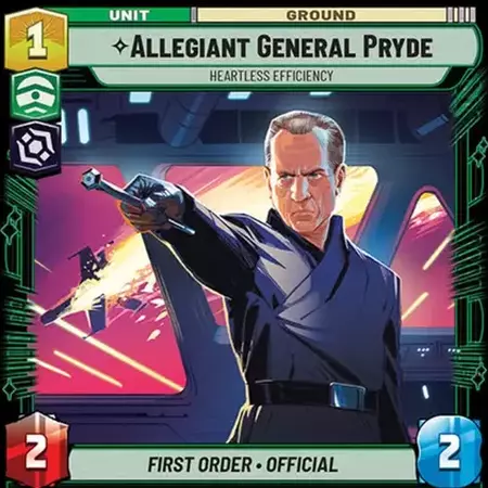 Allegiant General Pryde — Heartless Efficiency