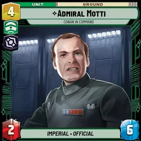 Admiral Motti — Conan In Command