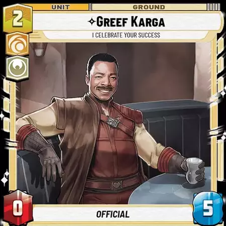 Greef Karga — I Celebrate Your Success